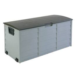 Gainsborough Weatherproof Garden Storage Box with Lift-Up Lid & Wheels - thumbnail 4