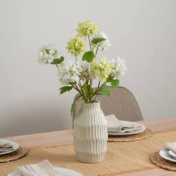 Scottish Everlastings Ltd 50cm Green & White (Snowball) Arrangement - thumbnail 1