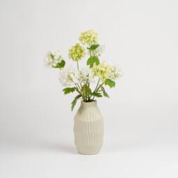 Scottish Everlastings Ltd 50cm Green & White (Snowball) Arrangement - thumbnail 3