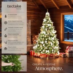 tectake Christmas Tree Blitzen 180 Cm - Green - thumbnail 2