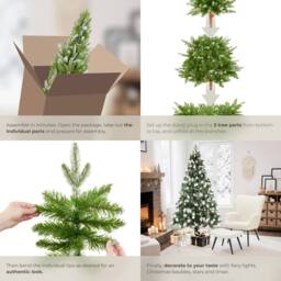 tectake Christmas Tree Blitzen 180 Cm - Green - thumbnail 4