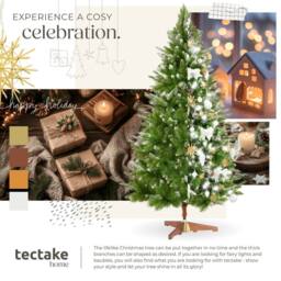 tectake Christmas Tree Blitzen 180 Cm - Green - thumbnail 8
