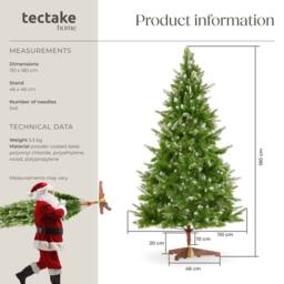 tectake Christmas Tree Blitzen 180 Cm - Green - thumbnail 6