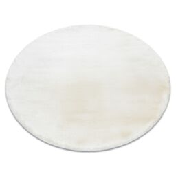 RugsX Teddy New Rug in Yellow - Size: 120 cm diameter - thumbnail 1