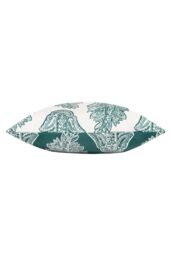 Paoletti Kalindi Paisley Water & UV Resistant Reversible Outdoor Cushion in Teal - Size: 43 cm x 43 cm - thumbnail 3