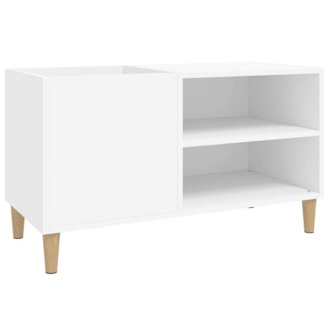 Berkfield Home Record Cabinet White 84.5x38x48 cm Engineered Wood - image 1
