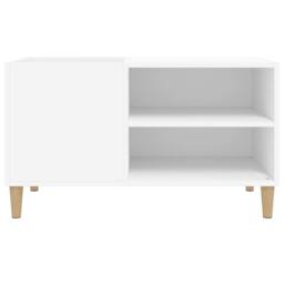 Berkfield Home Record Cabinet White 84.5x38x48 cm Engineered Wood - thumbnail 5