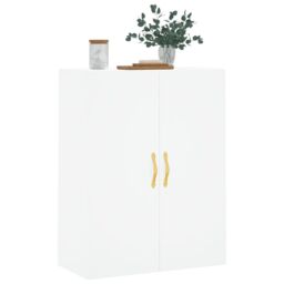 Berkfield Home Wall Mounted Cabinet White 69.5x34x90 cm - thumbnail 4