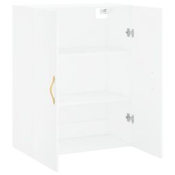 Berkfield Home Wall Mounted Cabinet White 69.5x34x90 cm - thumbnail 6