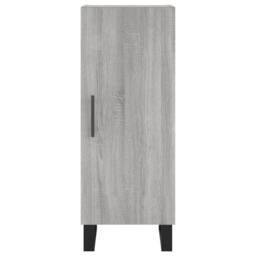 Berkfield Home Highboard Grey Sonoma 34.5x34x180 cm Engineered Wood - thumbnail 8