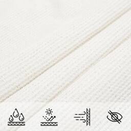 Berkfield Home Sunshade Sail 160 g/m ² White 3x5 m HDPE - thumbnail 7