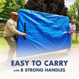SPETLEK Mattress Bag for Moving Storage Handles Zipper in Blue - thumbnail 4