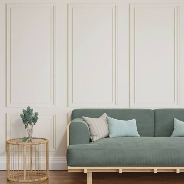 Superfresco Easy Stately Panel Pure Print To Order 3m x 2.8m Mural in Green - image 1