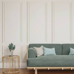 Superfresco Easy Stately Panel Pure Print To Order 3m x 2.8m Mural in Green - thumbnail 1