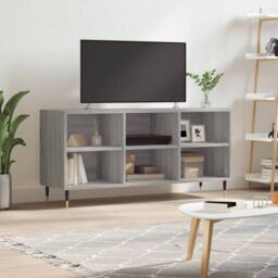 Berkfield Home TV Cabinet Grey Sonoma 103.5x30x50 cm Engineered Wood - thumbnail 1
