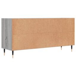 Berkfield Home TV Cabinet Grey Sonoma 103.5x30x50 cm Engineered Wood - thumbnail 6