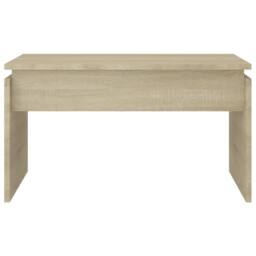 Berkfield Home Coffee Table Sonoma Oak 68x50x38 cm Engineered Wood in Light Brown - Size: 68 x 50 x 38 cm - thumbnail 5