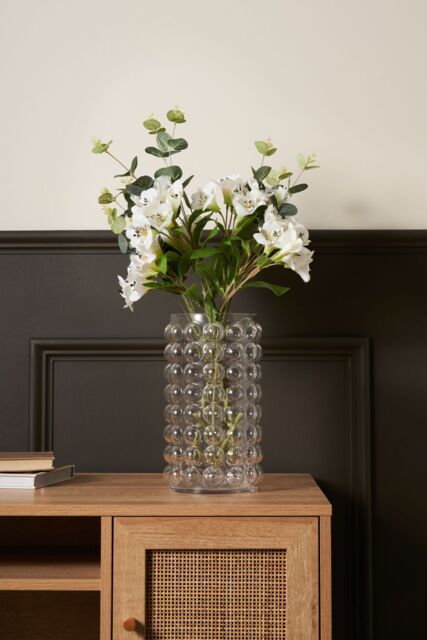 BHS Medium Clear Bobble Glass Vase - image 1
