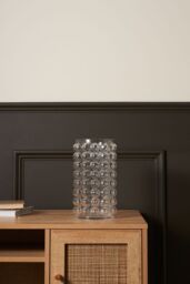BHS Medium Clear Bobble Glass Vase - thumbnail 2