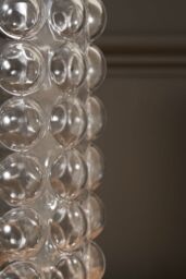 BHS Medium Clear Bobble Glass Vase - thumbnail 3