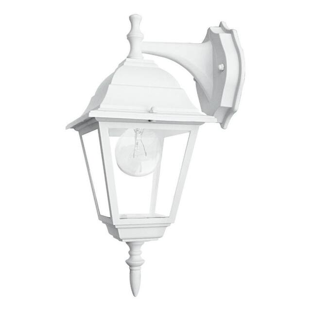 Netlighting ROMA Outdoor DOWN Wall Lanterns White IP44 19.5x35x14.6cm - Size: 19.5x35x14.6 cm