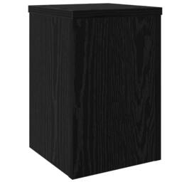 Berkfield Home Plant Stands 2 pcs Black Oak 20x20x30 cm Engineered Wood - Size: 20 x 20 x 30 cm - thumbnail 5