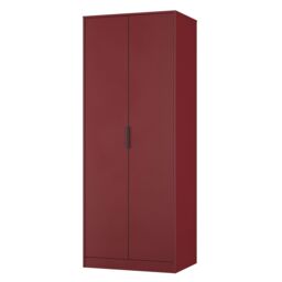 Ready Assembled 2 U Fuji 2 Door Wardrobe (Ready Assembled) in Dark Red - thumbnail 4