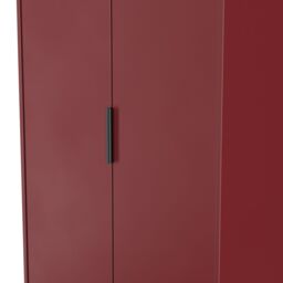 Ready Assembled 2 U Fuji 2 Door Wardrobe (Ready Assembled) in Dark Red - thumbnail 5