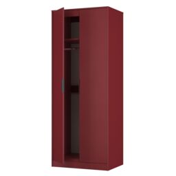 Ready Assembled 2 U Fuji 2 Door Wardrobe (Ready Assembled) in Dark Red - thumbnail 6