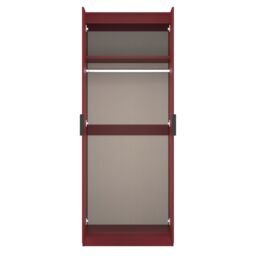 Ready Assembled 2 U Fuji 2 Door Wardrobe (Ready Assembled) in Dark Red - thumbnail 7