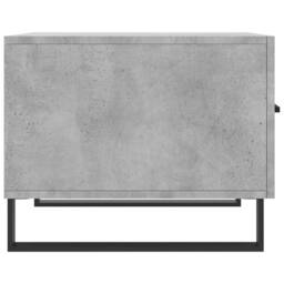 Berkfield Home Coffee Tables 2 pcs Concrete Grey 50x50x40 cm Engineered Wood - Size: 50 x 50 x 40 cm - thumbnail 8