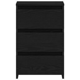 Berkfield Home Nightstands 2 pcs Black Oak 40x35x62.5 cm Made of Engineered Wood - thumbnail 8