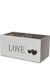 KDMD Love Me Do Vases & Display Box 2 Pack in Grey - thumbnail 4