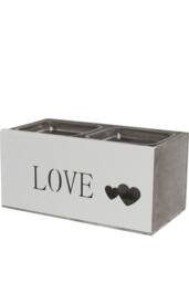 KDMD Love Me Do Vases & Display Box 2 Pack in Grey - thumbnail 3