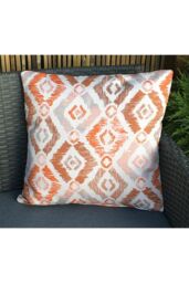 Royalcraft Pair of Outdoor Garden Sofa Chair Furniture Scatter Cushions in Orange - thumbnail 2