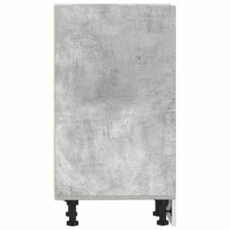 Berkfield Home Durable Bottom Cabinet Concrete Grey 40x44.5x81.5 cm Engineered Wood - thumbnail 5