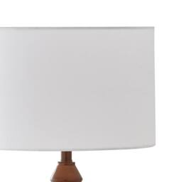 Pagazzi Trezza Walnut Table Lamp in Brown - thumbnail 4