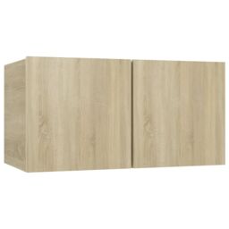 Berkfield Home 10 Piece TV Cabinet Set Sonoma Oak Engineered Wood in Brown - thumbnail 5