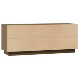 Berkfield Home TV Cabinet Honey Brown 110.5x35x44 cm Solid Wood Pine - thumbnail 8