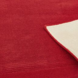 The Rug Shop UK Handmade Luxurious Modern Plain Wool Easy To Clean Area Rug in Red - Size: 160 cm x 230 cm - thumbnail 5