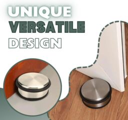 Marco Paul Stainless Steel Door Stop 1kg Heavy Duty Door Stopper in Silver - thumbnail 4