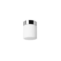 Netlighting Petit Bathroom LED Flush Ceiling Light Chrome 650lm 3000K IP44 in White