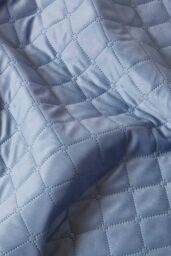 Homescapes Diamond Quilted Velvet Throw in Blue - Size: 150 cm x 200 cm - thumbnail 4