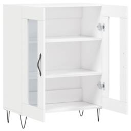 Berkfield Home Sideboard White 69.5x34x90 cm Engineered Wood - thumbnail 6