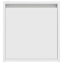 Berkfield Home Wall-Mounted Bedside Cabinets 2 pcs White 38x34x40 cm - Size: 38 x 34 x 40 cm - thumbnail 7