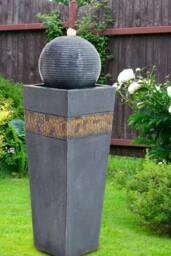 Living and Home Modern Style Trapezoidal Water Fountain in Natural - thumbnail 2