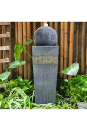 Living and Home Modern Style Trapezoidal Water Fountain in Natural