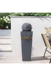 Living and Home Modern Style Trapezoidal Water Fountain in Natural - thumbnail 8