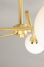 BHS Lighting Nera Semi Flush Ceiling Light in Gold - thumbnail 3
