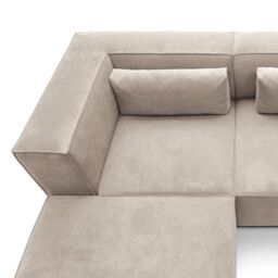 Abakus Direct Doris Large Reversible Corner Sofa with High-Density Foam Available in 6 Colours in Beige - thumbnail 9